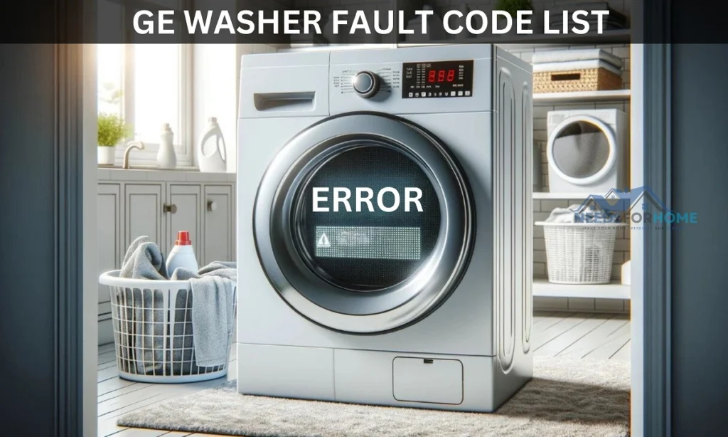 GE Washer Fault Code List - A Complete List of Error Codes and Their Explanation